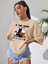 Kadın / Kız Toprak Oversize T-Shirt If The Book Baskılı 4