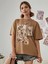 Kadın / Kız Toprak Oversize T-Shirt Beauty Ferent Baskılı 5