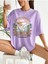Kadın / Kız Summer Adventures Baskılı Oversize T-Shirt Salaş Boyfirend 3