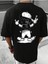 Funny Bear Baskılı Oversize Erkek T-Shirt Salaş Boyfirend 1