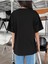 Kadın / Kız Siyah Best State Baskılı Oversize T-Shirt 5