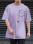 Rakun Cep Baskılı Oversize Erkek T-Shirt Salaş Boyfirend 1