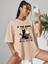 Kadın / Kız Toprak Oversize T-Shirt If The Book Baskılı 5