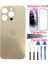 Apple iPhone 14 Pro Max Pro Arka Kapak Pil Kapağı + Yapıştırıcı+Kılıf+Kırılmaz Gold Renk 1
