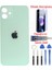 Apple iPhone 12 Arka Kapak Pil Kapağı + Yapıştırıcı+Kırılmaz+Tamir Seti Açık Yeşil Renk 1