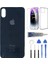 Apple iPhone Xs Arka Kapak Pil Kapağı + Yapıştırıcı+Kılıf+Kırılmaz Siyah Renk 1
