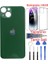 Apple iPhone 13 Arka Kapak Pil Kapağı + Yapıştırıcı+Kılıf+Kırılmaz Yeşil Renk 1