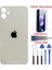 Apple iPhone 12 Mini Arka Kapak Pil Kapağı + Yapıştırıcı+Kırılmaz+Tamir Seti Beyaz Renk 1