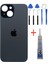 Apple iPhone 15 Arka Kapak Pil Kapağı +Tamir Seti ve Yapıştırıcı Siyah Renk 1