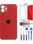 Apple iPhone 12 Arka Kapak Pil Kapağı + Yapıştırıcı+Kılıf+Tamir Seti Kırmızı Renk 1