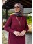 Damla Triko Tunik Bordo 2