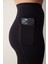 Miracle Pocket Detailed Siyah Tayt 4