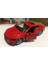 Oyuncak Metal Model Araba Açılır Kapı 1/36 Çek Bırak Kırmızı Mustang 2