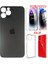 Apple iPhone 15 Pro Arka Kapak Pil Kapağı +Kılıf+Kırılmaz Siyah Titanyum Renk 1