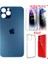 Apple iPhone 12 Pro Max Arka Kapak Pil Kapağı +Kılıf+Kırılmaz Mavi Renk 1