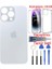 Apple iPhone 14 Pro Max Pro Arka Kapak Pil Kapağı + Yapıştırıcı+Kılıf+Kırılmaz Beyaz Renk 1