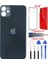 Apple iPhone 12 Mini Arka Kapak Pil Kapağı + Yapıştırıcı+Kılıf+Tamir Seti Siyah Renk 1