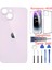 Apple iPhone 13 Arka Kapak Pil Kapağı + Yapıştırıcı+Kılıf+Kırılmaz Pembe Renk 1