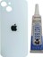 Apple iPhone 14 Plus Arka Kapak Pil Kapağı + Yapıştırıcı Beyaz Renk 1