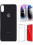 Apple iPhone Xs Arka Kapak Pil Kapağı +Kılıf+Kırılmaz Siyah Renk 1