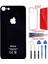 Apple iPhone 8 Arka Kapak Pil Kapağı + Yapıştırıcı+Kılıf+Tamir Seti Siyah Renk 1