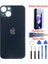 Apple iPhone 13 Arka Kapak Pil Kapağı + Yapıştırıcı+Kırılmaz+Tamir Seti Siyah Renk 1