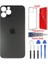 Apple iPhone 13 Pro Max Arka Kapak Pil Kapağı + Yapıştırıcı+Kılıf+Tamir Seti Siyah Renk 1