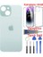 Apple iPhone 15 Plus Arka Kapak Pil Kapağı + Yapıştırıcı+Kılıf+Kırılmaz Açık Yeşil Renk 1