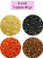 Kesme Cam Boncuk 2mm - 4 Renk - Toplam 80 Gram - BNC435 1