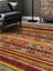 Vintage Desenli Halı, Pamuk Dokuma Pamuklu Taban Dekoratif Halı Kilim 29 2