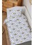 Organik Çarşaflı Bebek Nevresim Takımı (100X150) - Hareketli Tekerlekler 1