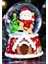Yılbaşı Noel Baba Hediyeler Temalı Kar Küresi Işıklı Müzikli 13 cm Noel Baba Hediyeler Temalı Işıklı Müzikli Kar Küresi Hediye 2