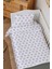 Organik Park Yatak Nevresim Takımı (80X120) - Mavi Şapkalı Ayıcık 2