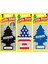 Oto Asma Koku Black Ice Siyah Buz & Amerikan Bayrağı Usa & New Car Yeni Araba Kokusu 1