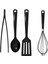 4'lü Mutfak Gereçleri Seti Ikea Çırpıcı + Spatula + Maşa + Kaşık Set Pişirme Servis Gereçleri 1