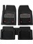 Alfa Romeo 156 1997-2007 Universal Derin Havuzlu Lüx Paspas Krom Karbon 3