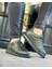 Green Tillew 0989 Hakiki Deri Erkek Sneaker Hakiyeşil 1