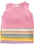 Büyük Boy Çocuk Çıtçıtlı Body Renkli 5-6- 7 -8-9 Yaş Çocuk Body (6 Adet) 3