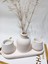 Küp Vazolu Tabaklı Tealight Mumluk Set 2