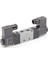 Pv1 Serisi 5/2-1/8 Çift Bobin Solenoid Valf 24VDC 1