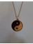 Ying Yang Yazılı Bakır Kolye KLYY0006-1 1