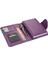 5192 Ajanda Tarihsiz Kareli 14 x 20 cm Ajanda/defter Hesap Makineli Suni Deri Organizer, Lila 1