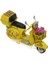 Dekoratif Metal Scooter Sepetli 4