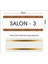 Salon 3 Ofis Departman Kapı İsimliği, Yönlendirme Levhası 26X10 cm Beyaz-Ceviz 3