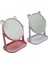 6 Inç - Plastik Yuvarlak - Kulaklı Organizerli Makyaj Aynası (4767) - MCT8181-9680 1