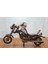Ahşap Harley Motor Orta Boy L - MCT7007-1122 1