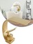 Şelale Banyo Bataryası Seramik Valf Tek Kollu Modern Stil Pirinç Mikser Musluk Gold Lavabo Bataryası 3
