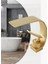 Şelale Banyo Bataryası Seramik Valf Tek Kollu Modern Stil Pirinç Mikser Musluk Gold Lavabo Bataryası 5