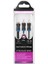 - HY-B105, Stereo F To 2 Rca M Kablosu, 0.3 M, Siyah 2
