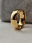 Alyans Yüzük Çelik Bombeli 8mm Gold 1